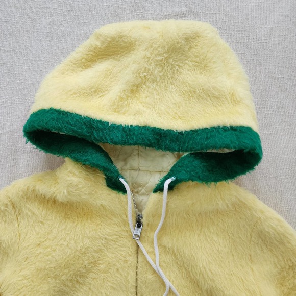 Vintage 50s/60s Kitty Hooded Furry Jacket 18-24 months - Picture 3 of 9